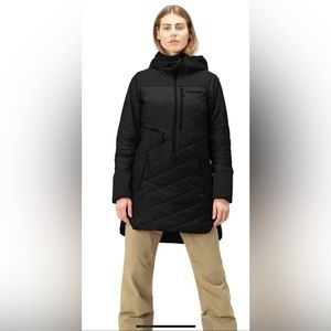 Norrona women’s lofoten anorak black medium
